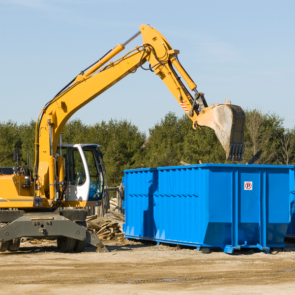 what size residential dumpster rentals are available in Levasy Missouri